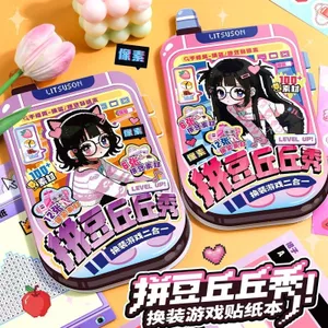Pixel Phong Cách Đậu Miếng Dán Sách Phong Cách Thiên Niên Kỷ y2k Hoạt Hình Nhân Vật Dễ Thương Trang Điểm Sổ Tay Chất Liệu Cắt Bức Tranh diy4.24