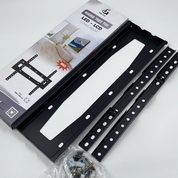 Khung treo tivi cố định sát tường cao cấp 26-63 inch Kèm ốc vít، Giá treo tivi،Gia đình lắp tivi treo tường