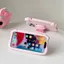 Giá đỡ mũi lợn nước bọt dễ thương iPhone16 Apple 15 Thích hợp cho 13 Vỏ điện thoại 17 Silicone 14promax
