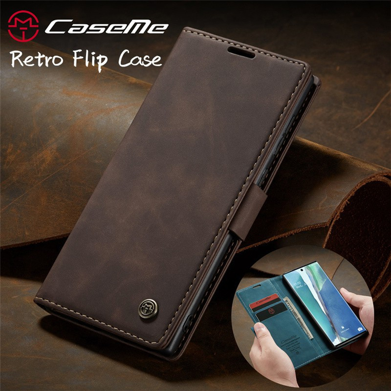 Bao Da Lật Caseme Cho Samsung Galaxy Note20 Note10 Note20 + Note10 + Note 10 plus 10plus lite 10lite 20 Ultra 20Ultra Note20Ultra Note10Plus Note10Lite A81 5G 4G Từ Wal