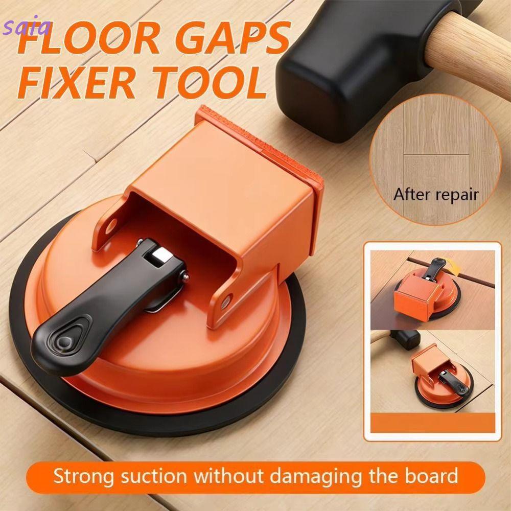 Công cụ cố định khoảng cách sàn SAIA, Cốc hút Công cụ sàn gỗ công suất cao, bền bỉ với tấm lót cao su Tấm lót sàn Slat Grabber cho Tấm ván chân đế Paver mộc