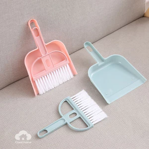 🌤️COD🌤️Bộ Chổi Quét Bàn Mini, Chổi Quét Bàn Phím, Chổi Quét Máy Tính Để Bàn Siêu Nhỏ Tiện Lợi