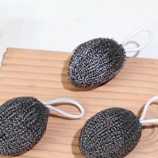 🌈Dây thép lớn,không bị bongbóng , thép không gỉ, bàn chải rửa chén, bàn chải gia dụng Khả năng làm sạch mạnh mẽ, bền bỉ