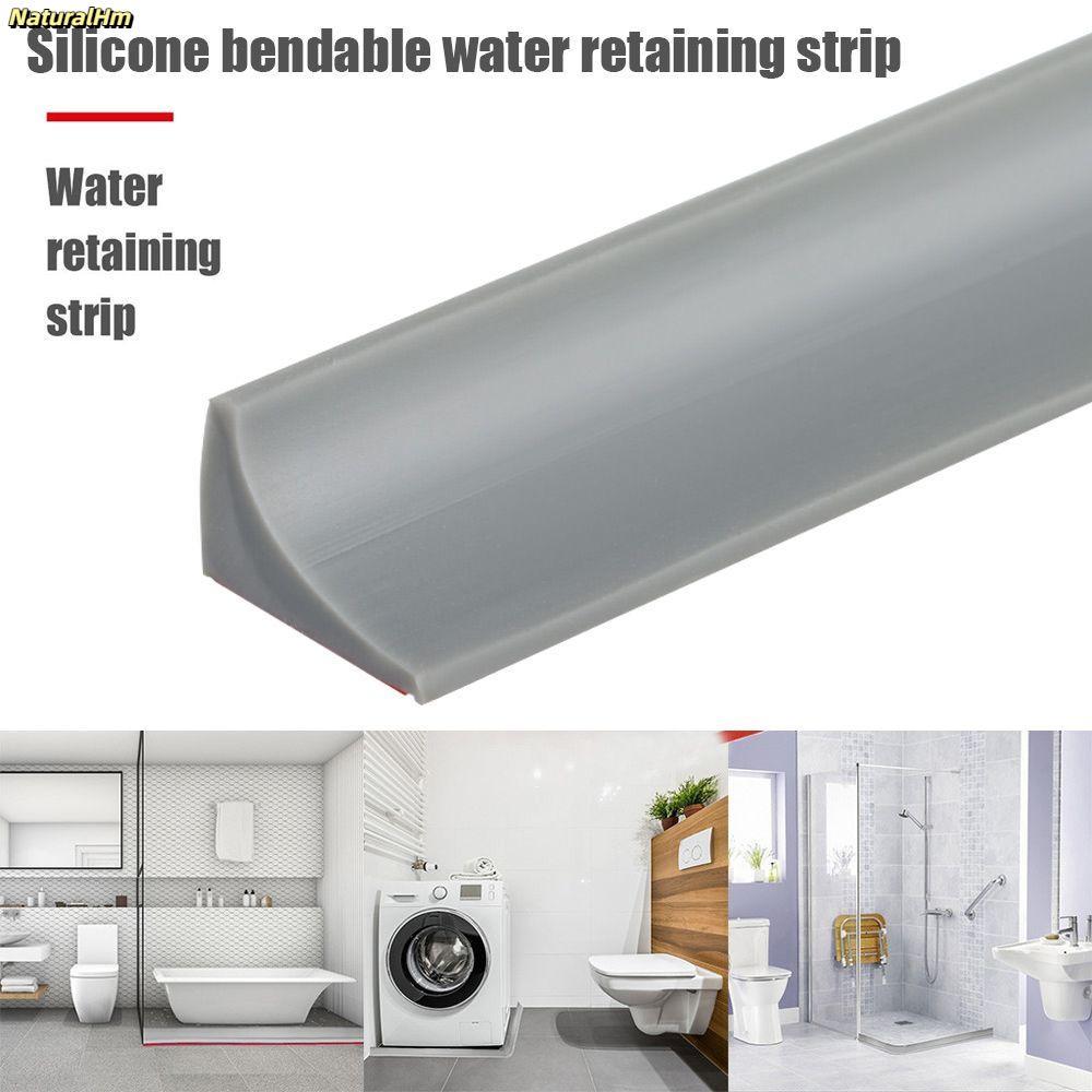 NATURALHM Nút Chặn Nước Tắm Đập Rào Chắn Chống Trơn Trượt Khô Và Ướt Tách Tắm Dam Silicon Tự Dính