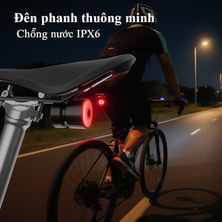 Đèn hậu xe đạp USB sạc lại được, LED an toàn cho ban đêm, kháng nước IPX4