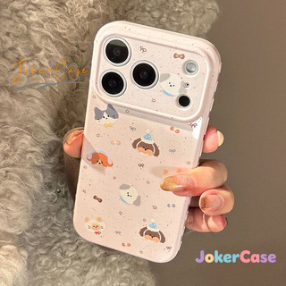 Ốp Lưng Cho IPhone 15 17 13 16 11 14 12 Pro Max air XR 16 7 15 14 8 Plus Ảnh bìa cô gái Graffiti chó mèo dễ thương