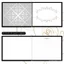 Dòng Ngang Sách Tin Nhắn Khách Ghi Sách Sách Khách Notepad Sách Cưới Sổ Đăng Ký Sách Quà Tặng Bộ 1TDE