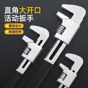 Cờ lê F Đa chức năng Cờ lê có thể điều chỉnh góc phải Cờ lê mở Cờ lê ống nước loại siêu mỏng Cờ lê mở lớn-