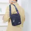 E-WOITD Vải Nylon thời trang mới xiên vai màu trơn Lưu trữ đa chức năng E-WOITD
