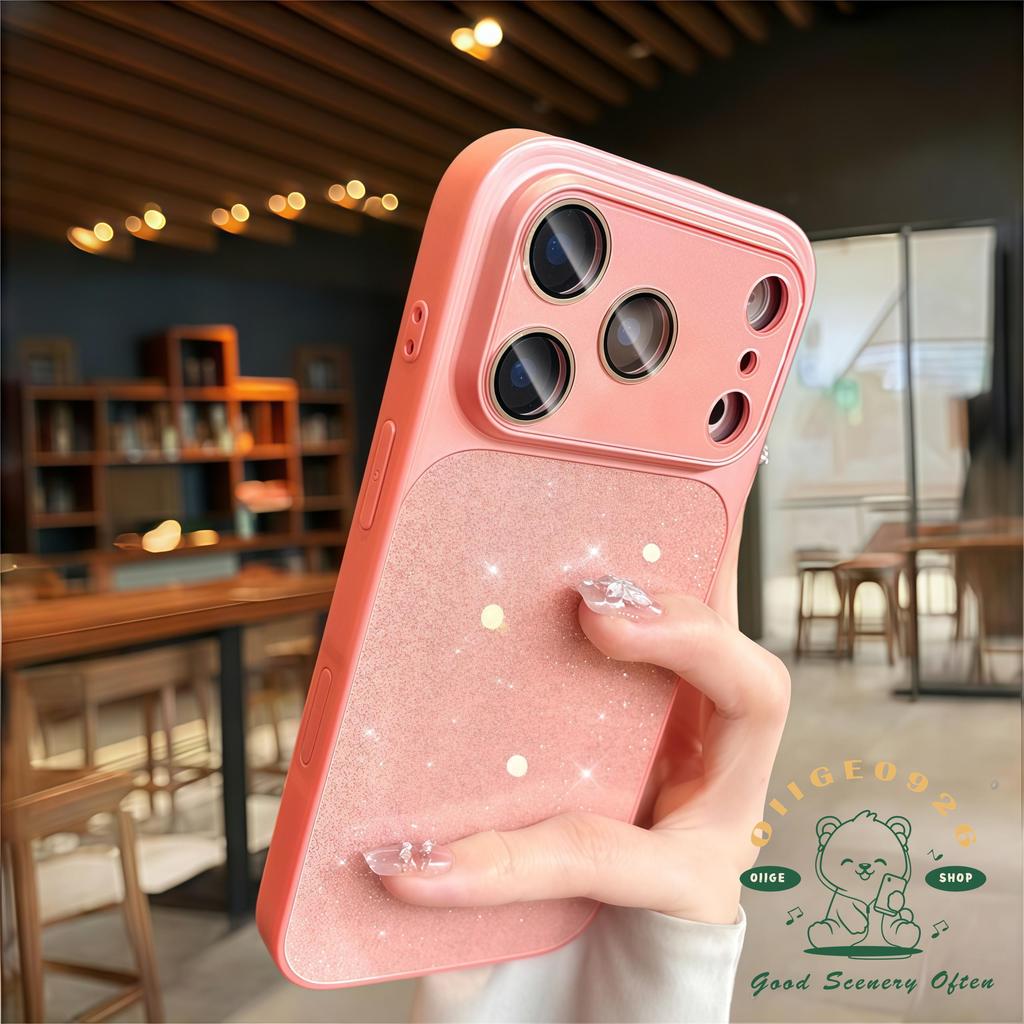 【 Ốp lưng iPhone17 】 Túi khí lấp lánh chống rơi Vỏ điện thoại iphone17 Pro Max 16 15 14 13 cho vỏ iPhone Vỏ mềm silicon TPU chống sốc