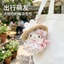Magic Gothic Phong Cách Kitty Mặt Dây Chuyền Sang Trọng Búp Bê Đen Hồng Ren Ngọc Trai Túi Mặt Dây Chuyền Bạn Gái Quà Tặng