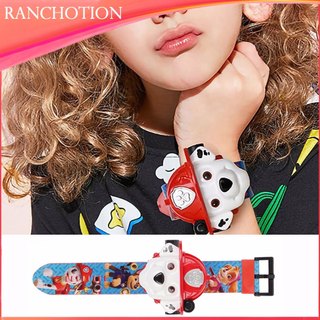 Đồng hồ chiếu bằng nhựa / cao su hoạt hình Chiều dài tiêu cự 1 loại Đồng hồ có thể điều chỉnh đồ chơi trẻ em kỹ thuật số