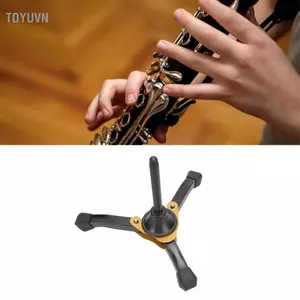 Toyuvn Toyuvn Funien Saxophone Tripod Stand Sắt Gấp Di Động Clarinet Phụ Kiện Nhạc Cụ Gió Với Ba Chân Chắc Chắn Để Dễ Dàng Lắp Đặt