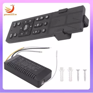 Bộ điều khiển từ xa quạt trần với 6 cài đặt tốc độ Quạt trần thay thế Bộ điều khiển có thể điều chỉnh độ sáng từ xa Phụ kiện đèn quạt điều khiển