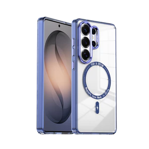 Ốp Điện Thoại Samsung S26Ultra GalaxyS26 S25 Trong Suốt Từ Khung Mềm Bảo Vệ