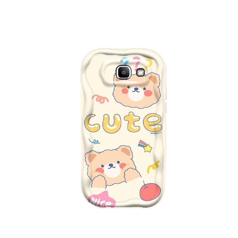 Thích hợp cho Samsung J7 Prime ON7 2016 Bảo vệ 3D TPU mềm Gấu Rilakkuma Vỏ điện thoại chống sốc