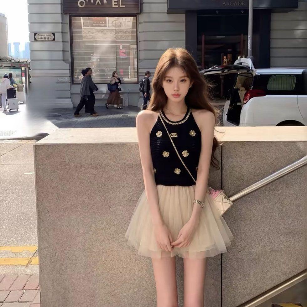 [Giảm giá 50%] Váy Pettiskirt mùa xuân hè 2026 Váy chữ a dành cho nữ cạp cao ôm hơn Váy xếp li mỏng hơn Nhìn ngắn phù hợp