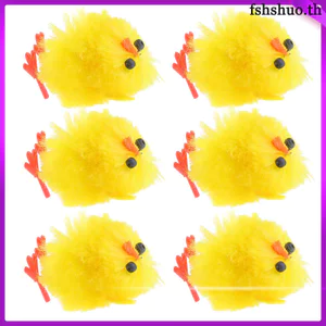 6 Chiếc Thực Tế Mini Phục Sinh Gà Con Và Thỏ Trang Trí Nhà Cửa Trang Trí Gà Mờ Văn Phòng Có
