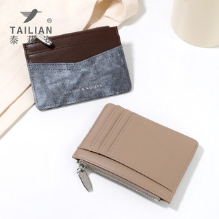 Đơn Giản Phong Cách Ngắn Mini Slim Ví Nữ Nhiều Hộp Đựng Thẻ Dây Kéo Tiện Lợi Ví Đựng Tiền Xu