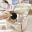 AqToCna Túi Trang Điểm Cottage Dễ Thương Cho Bé Gái, Túi Bảo Quản Chăm Sóc Da Dung Tích Lớn, Túi Rửa Du Lịch Cầm Tay AqToCna