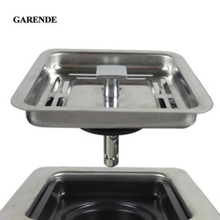Garande Vuông Xử Lý Rác Giỏ Thoát Nước Thực Phẩm Xử Lý Chất Thải Phụ Kiện Thép Không Gỉ