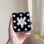 Phone Case For SAMSUNG Galaxy ZFlip7 / Z Flip 6 / Z Flip 5 / Z Flip 4 / Z Flip 3 TPU Chain Polka Dot Lily Polka Dot Aesthetic Korean Cute