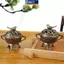 MAKY Magpie Luy Hương Đốt Kim Loại Sen Lư Hương Bát Đựng Hương Có Tay Cầm Thiền Yoga Trang Trí Nhà Phong Cách Cổ VN
