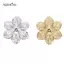 AqToCna 50 Cái / bộ Filigree Hoa Thủ Công Quyến Rũ Kết Nối DIY Mặt Dây Chuyền Trang Sức Phát Hiện AqToCna