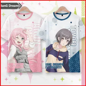 Giấc mơ BanG YB1! Đó là MyGO! Anime Áo Thun Nữ Tay Ngắn Top Cosplay 3D Áo Sơ Mi Takamatsu Tomori Người Phụ Nữ Thời Trang Plus SizeTee