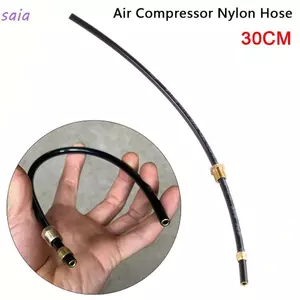 SAIA 1 Ống Nylon Máy Nén Khí, Đường Kính 6mm với Ống Xả Linh Kiện Bằng Đồng Nhỏ, Ống Van Giảm Áp Lực Cao 30cm Bền Đẹp Kết Nối Công Tắc Áp Lực Và Van Kiểm Tra