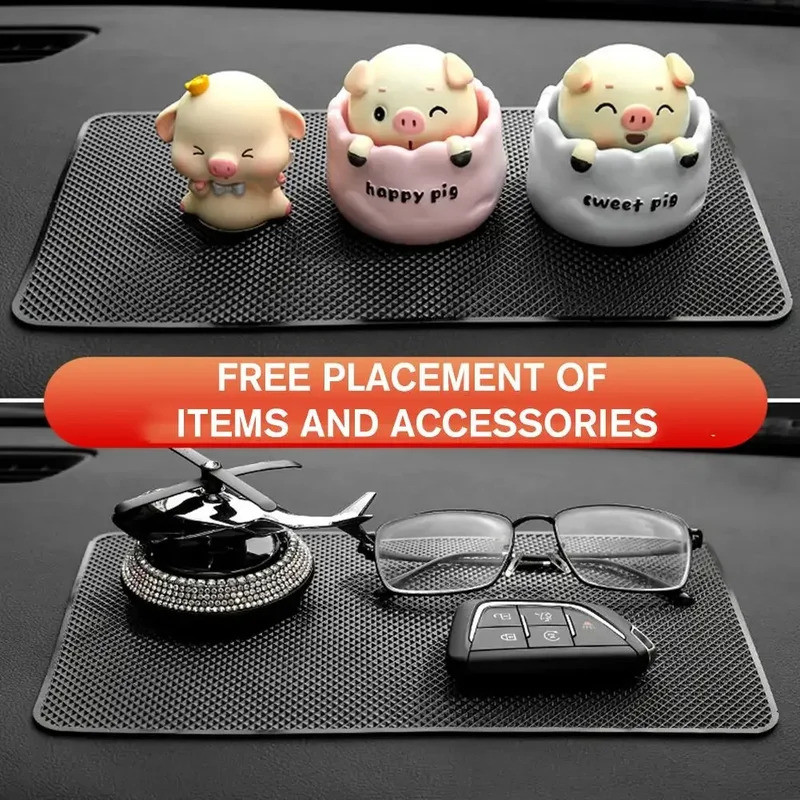 Xe Chống Trượt Thảm Bảng Điều Khiển Magic Pad Điện Thoại Di Động Chìa Khóa Lưu Trữ Nội Thất Phụ Kiện