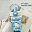 Bình nước nhựa bỏ túi 500ml kèm charm Kitty siêu dễ thương MUNSTORE BNHE88