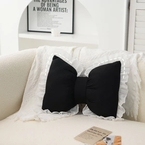 Bắc Âu Ánh Sáng Sang Trọng Phong Cách Nơ Sofa Gối Mềm Mại Thoải Mái Ghế Văn Phòng Eo Đệm Phòng Khách Học Tập Trang Trí 26.4.28