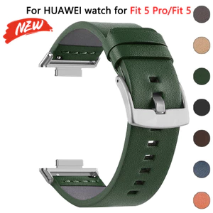 Dây đeo bằng da cho Huawei Watch Fit 5 / 5 Pro / Fit 4 / 4Pro / Fit 3 dây đeo phụ kiện vòng tay thể thao Correas