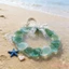 Vòng hoa thủy tinh biển Acrylic treo vòng hoa cửa trước bãi biển ven biển cho trang trại treo tường Trang trí ngoài trời trong nhà
