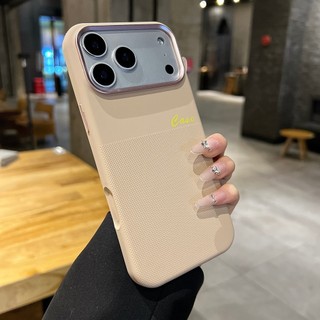 Ốp Điện Thoại Di Động Từ Tính Silicon Sóng Cao Cấp Thích Hợp Cho iPhone17 Pro Max 16 15 14 Pro Max Camera Chống Sốc Cảm Giác Da Bảo Vệ Ốp Lưng Cứng Chống Rơi