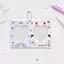 Giá đỡ Photocard PYCOU Kpop, Khung ảnh thần tượng trái tim 3 Inch, Giá đỡ thẻ hiển thị hình ảnh bằng lưới đôi PVC CP