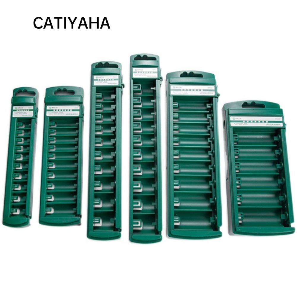 Hộp đựng cờ lê CATIYAHA, Hộp đựng cờ lê bằng nhựa 1 / 4 "3 / 8" 1 / 2 ", Dụng cụ lưu trữ ổ cắm màu xanh lá cây đa chức năng ABS Bits ổ cắm lục giác
