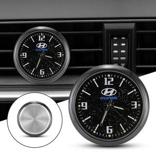 1 Ô Tô Mini Đồng Hồ Thạch Anh Đồng Hồ Đêm Cho Xe Hyundai Palisade Bayon Tucson Inster NEXO Creta i30 i20 i10 Sonata