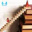 Lịch Giáng Sinh Leo Cầu Thang Gỗ, Lịch Đếm Ngược Cầu Thang Ông Già Noel, Trang Trí Đếm Ngược Giáng Sinh (2PC)