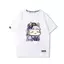 Ngựa Đua Cô Gái Khá Derby Anime Hai Chiều Hoàng Đế Đông Trung Quốc Biển Vàng Thuyền Cotton Nguyên Chất Áo Thun Nam Nữ Cặp Đôi Mặc