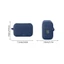 Vỏ bảo vệ tai nghe NAMA cho Buds T500P Vỏ chống sốc chống bụi Vỏ silicon có thể giặt được Vỏ da