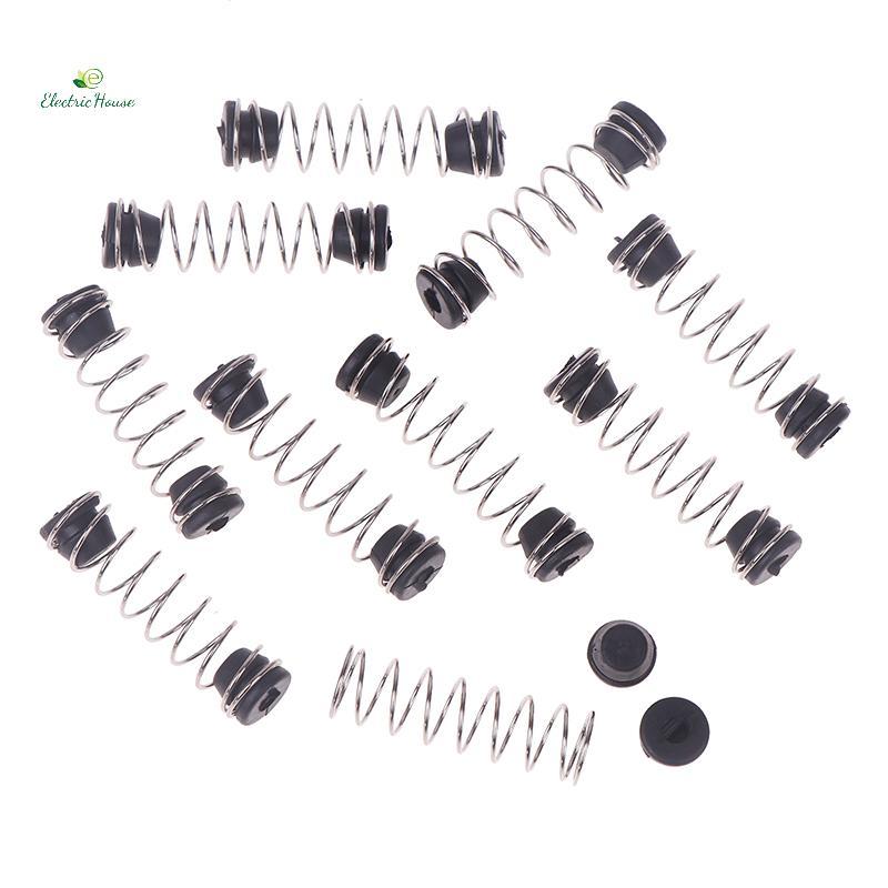 [Nhà điện] 10 chiếc Thay thế lò xo cắt tỉa chính xác bằng đế cao su, Phụ kiện dụng cụ làm vườn và bãi cỏ phong cách đương đại mới