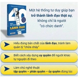 Sách - 40 Ngày Trở Thành Lãnh Đạo Xuất Chúng