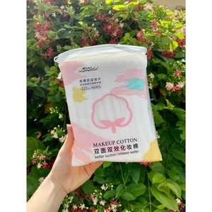 Bông Tẩy Trang Laneila 3 Lớp 222 miếng Mềm Mịn, Dai, An Toàn Cho Da