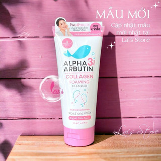 [DATE 12/2028] Sữa Rữa Mặt Alpha Arbutin Collagen Foaming Cleanser Thái Lan 120g