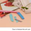 【Roshy】thích hợp sử dụng tại salon làm đẹp. có lưỡi thay thế Bộ dao tỉa lông mày gấp gọn dành cho nữ