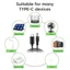 PD59 - Cáp sạc, đầu dây chuyển DC 5.5*.2.1 cho router, modem, camera TYPE C PD 12v