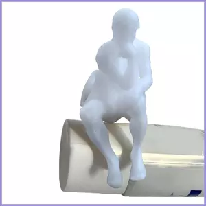 Thinker Kem Đánh Răng Bao Da Kem Đánh Răng Mới Lạ Độc Đáo Tricky Sáng Tạo Kem Đánh Răng Mũ Phụ Kiện Phòng Tắm mueadsyvn