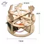 Bộ dụng cụ băng chuyền hình tròn bằng gỗ HFTOY Dự án xây dựng khoa học DIY Bộ mô hình lắp ráp câu đố bằng gỗ 3D Đồ chơi giáo dục ~
